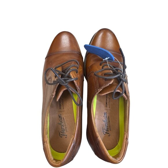 Florsheim Mens Brown Leather Oxford Dress Shoes Size 10.5D SKU 8277 main image 7